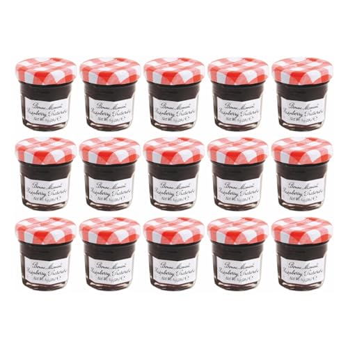 Bonne Maman Raspberry Preserves, 1 Ounce Jars (Pack of 15)