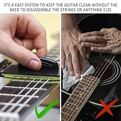 Tomedeks Nettoyant pour cordes et touche de guitare, outil d’entretien pour cordes de guitare, basse et ukulélé - Les Beatles, Paul McCartney, John Lennon, RIngo Starr, George Harrison Tomedeks Nettoyant pour cordes et touche de guitare, outil d'entretien pour cordes de guitare, basse et ukulélé – Image 5
