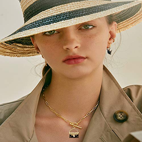 24 Pcs Assorted Enamel Charms Black Jewelry Making Pendants Lady Fashion Women Makeup Diy Charms For Necklace Bracelet Earrings #TOP5