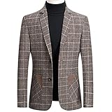 SARGE Nuevos Hombres Blazers Abrigo Masculino británico Plaid otoño Primavera Slim Business Casual Blazer Hombres Ropa Prendas de Vestir Exteriores Traje Chaqueta