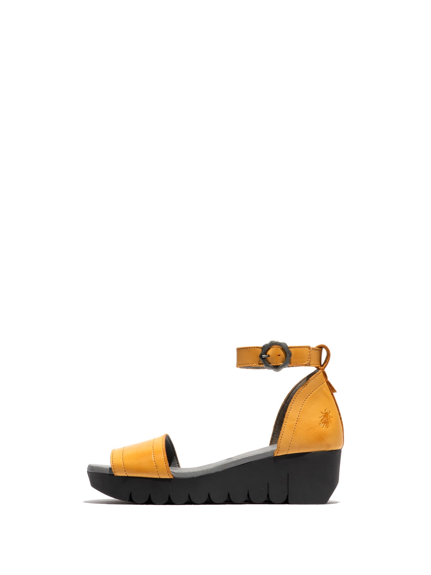 Fly London VOIK386FLY, Sandal Women's Fashion Shoes, MUSTARD, 7