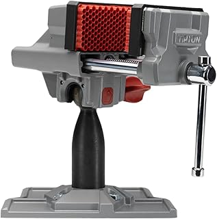 Tipton Best Gun Vise 360 with Swiveling Head Design, Non-Marring Jaw Pads, and Stainless Steel Jaws for Gunsmithing, Gun Cleaning, Scope Mounting