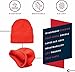 Premium Wear 2-Pack Beanie Hat | Fashion Skully Cap for Men & Women with Soft Acrylic Poly Fabric Orange
