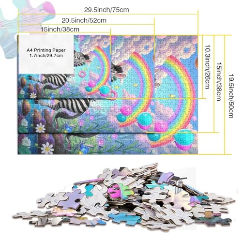 Puzzle de cebra de 1000 piezas, el desafío creativo ideal para tus tardes libres 6