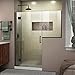 DreamLine Unidoor-X 56-56 1/2 in. W x 72 in. H Frameless Hinged Shower Door in Oil Rubbed Bronze, D1262434-06