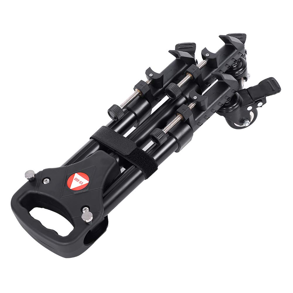 VX-600 Heavy Duty Stativ Dolly Verstellbare Beinhalterungen Kompatibel mit DSLR-Kamera Camcorder