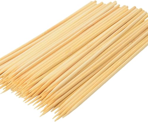 Lightweight Bamboo Sticks for DIY Ribbon Flower Bouquets, Natural Bamboo Flower Stems for Handmade Floral Crafts & Flower Arrangements, Craft Supplies for DIY Lovers, 200 Pcs, 6 Inch /15cm
