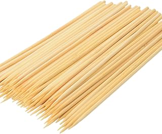 Lightweight Bamboo Sticks for DIY Ribbon Flower Bouquets, 200 Pcs Natural Bamboo Flower Stems for Handmade Floral Crafts & Flower Arrangements, Craft Supplies for DIY Lovers (Bamboo-10 inch)