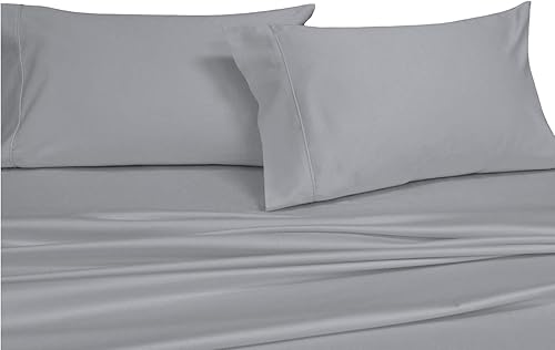 Miniatura 22 de Royal Tradition Juego de sábanas de 600 hilos, 100% algodón, bolsillo súper profundo de 22 pulgadas, tamaño California King, color blanco