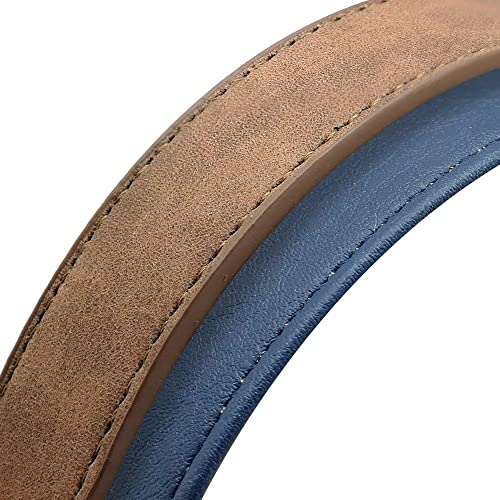 Didog Leather Custom Dog Collar,Engraved Dog Collars With Personalized Nameplate,Padded Custom Collar For Small Medium Large Dogs,Brown Xxl Size #TOP2