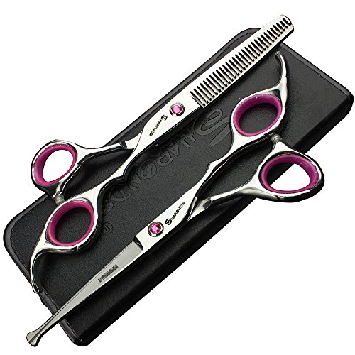 Forbici del barbiere da 6 pollici 17,5 cm Bambini e protezione per la famiglia per parrucchieri professionisti taglio di capelli e diradamento dei capelli