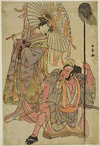 Affiche de arts Katsukawa Shunsho Hata No Daizen Taketora toile 60x90