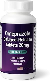 New OME-Praz 20 mg 300cts (Pack of 1)