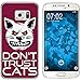 Produktbild PhoneNatic Case kompatibel mit Samsung Galaxy S6 Edge Silikon-Hülle Crazy Animals Katze M1