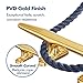 METRAXION Boat Cleat 6 inch 2 Pack Brass Color, Marine Grade 316 Stainless Steel Open Base Golden Dock Cleat, Gold Rope Cleat with Fasteners, Sail Nautical Decor