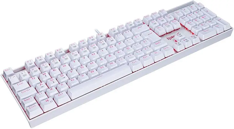 Redragon TECLADO MECANICO MITRA K551W SINGLE COLOR SWITC, preto, UNICO