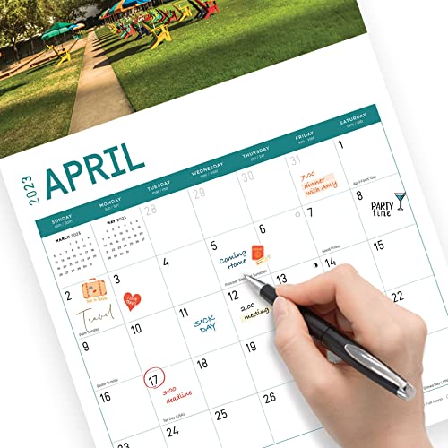 2023 Houston Wall Calendar By Bright Day, 12X12 Inch, Beautiful Scenic Usa Texas Travel Destination Photography #TOP6