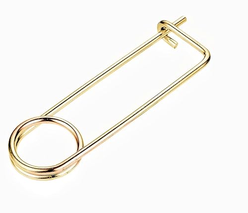 Miniatura 2 de Broche dorado con forma de chaveta de acero con forma de pasador de resorte, broche de bloqueo rápido, cierre de cierre para enganche de jardín