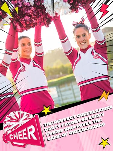 Image of Landical 20 Pcs Cheer Enamel Pins Bulk, Ideal as Cheerleading Teams' Gifts, Souvenirs, Accessories, Jewelry, Goodie Bag Stuffers, and Party Supplies