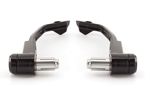 Miniatura 3 de Palanca de embrague de freno CNC de 78 pulgadas, 0.866 in, guardias protectores, extremos de barra, mango de motocicleta, mango de guardamanos