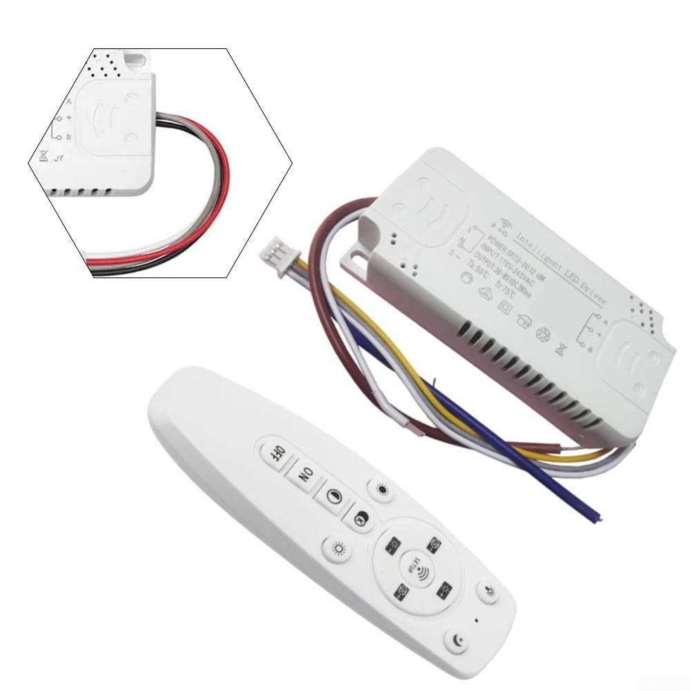 2.4G Smart LED Power Driver for Remote Dimming of 24W to 80W LED Tape with Multi Range Output Voltage ((30-50) X2 100W)
