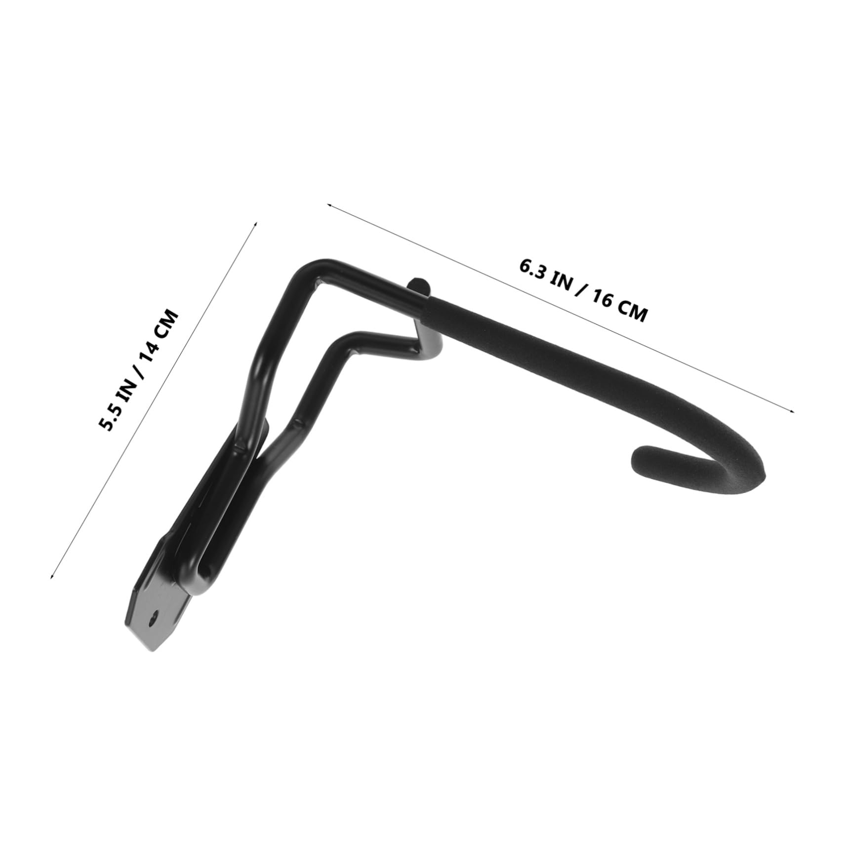 SEWACC 4 Piezas Soporte de Pared para Herramientas y Bicicletas Ganchos Resistentes para Garaje Organizador de Almacenamiento Multifuncional para Equipos de Jardín y Bicicletas