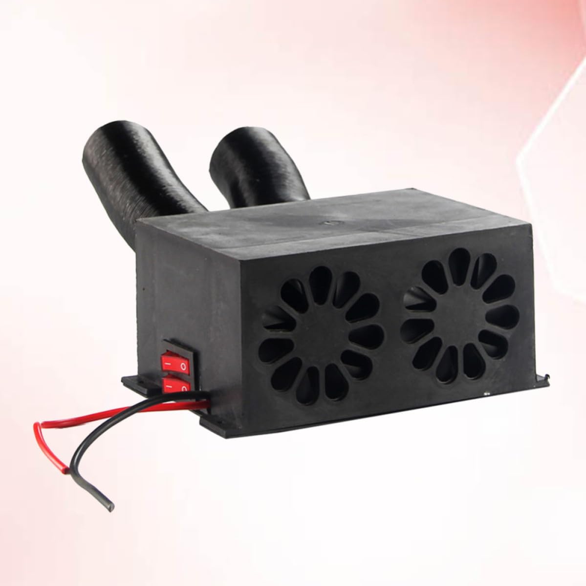 Holibanna Tragbarer Auto Entfroster 12v Heizlüfter aus Kunststoff für Windschutzscheibe Schnelle Luftheizung und Wärme im Winter für Familie und Freunde Zufällige Farbe