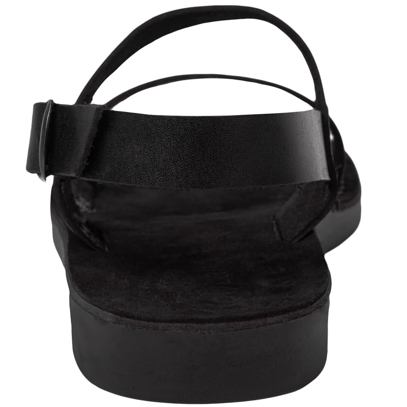 Holy Land Market Unisex Adults/Children Genuine Leather Biblical Sandals/Flip Flops/Slides/Slippers (Jesus - Yashua) Suede II3