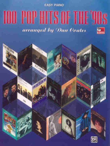 100 Pop Hits of the '90s: Easy Piano