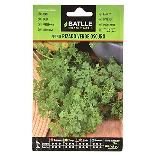 Semillas Hortícolas - Perejil Rizado verde oscuro - Batlle