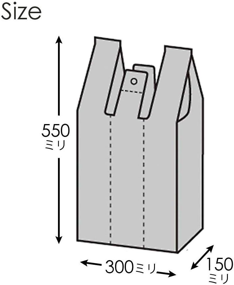 Silver Grocery Bags 100 Piece 450 (300 + 150) x 550 mm Thickness 0.02 mm nishinihon 45 # # # # Higashi No. 45 TC – 45