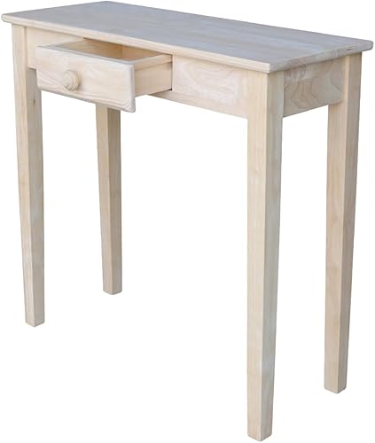 Miniatura 5 de International Concepts - Mesa rectangular de pasillo, sin terminar