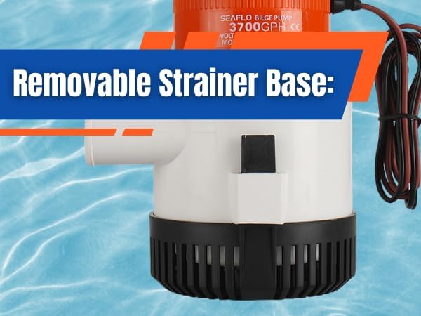 Miniatura 5 de SEAFLO Bomba de sentina serie 01 de 24 V y 3700 GPH