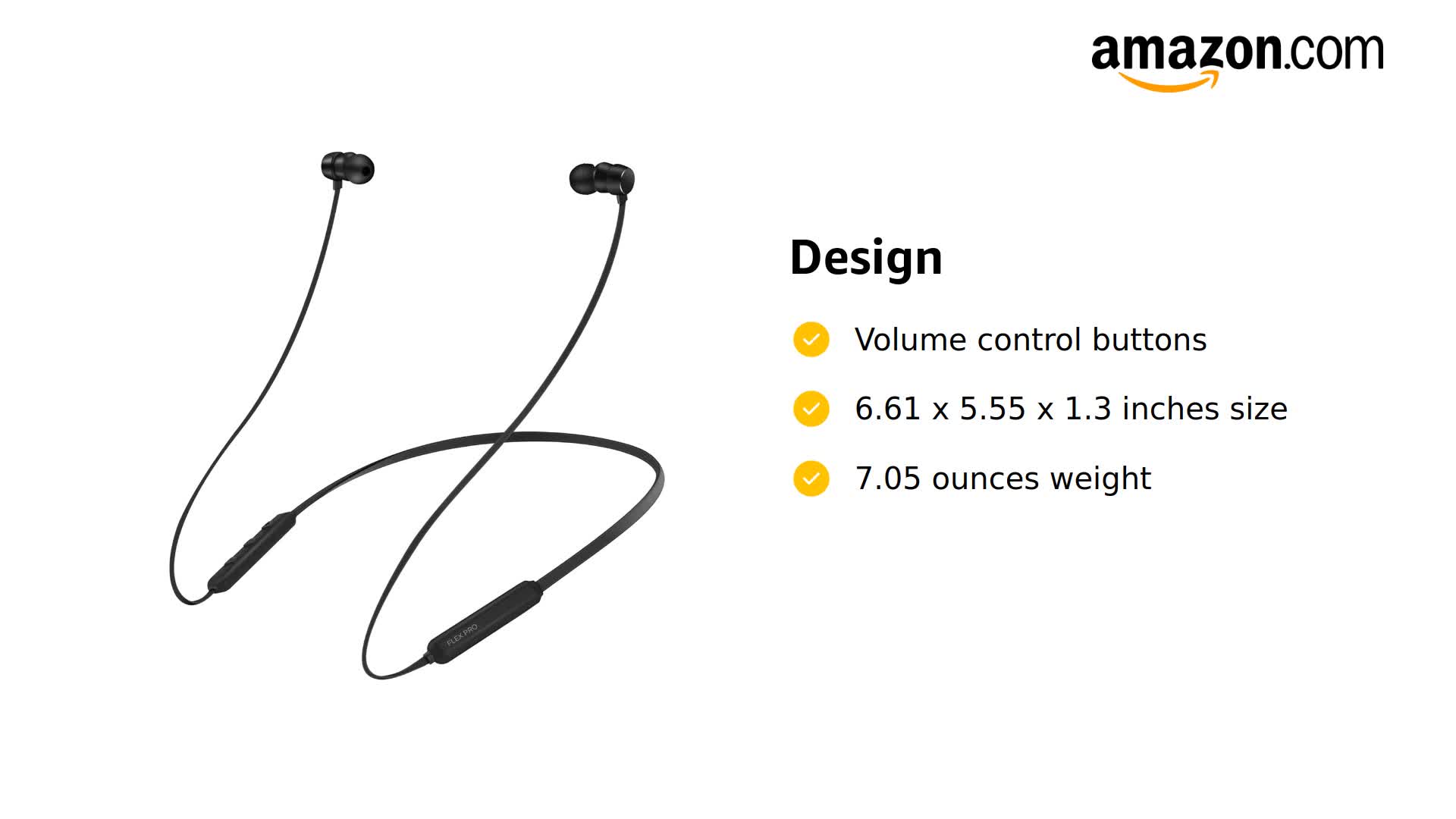 Amazon.com: WAVEFUN Neckband Bluetooth Headphones, Flex Pro