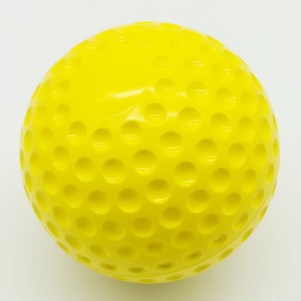 Pelotas de práctica con hoyuelos, béisbol y sóftbol para lanzar, máquina de lanzamiento, pelotas de béisbol para coordinación, golpeo, práctica de campo