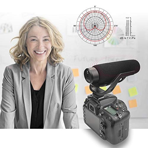 Microphone cardioïde pour interview vidéo et direct sur smartphone en extérieur comme en studio - 4