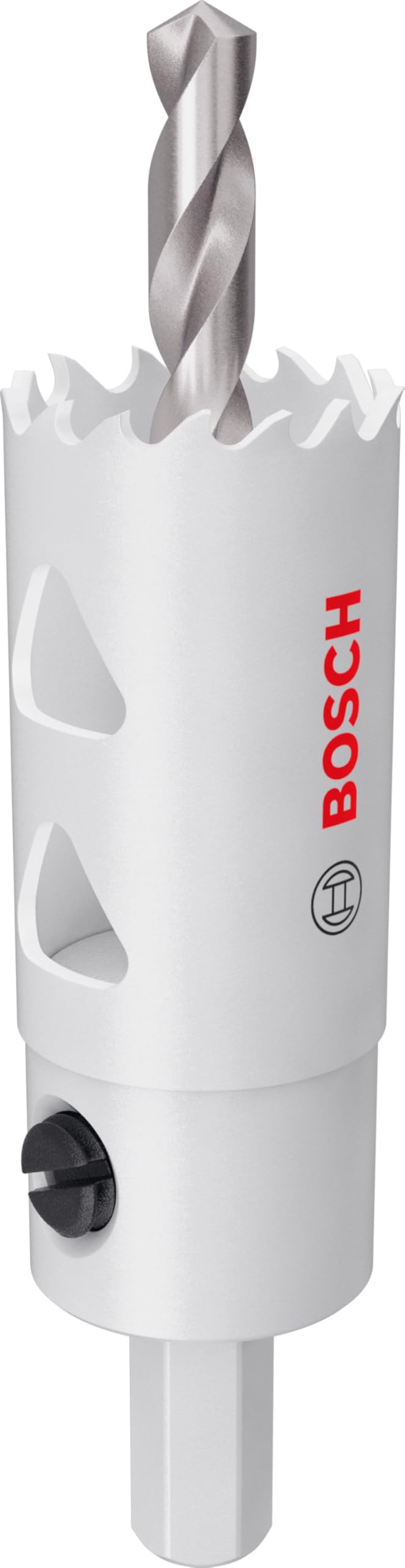 Bosch 1x Multi Material arbored Hole Saw (for Steel, Drywall, Ø 25 mm, Professional Accessory Drill Driver)