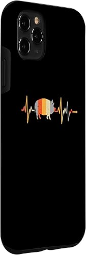 Vista 30 de iPhone 12 mini heartbeat pig farmer pig farmer heart line Case