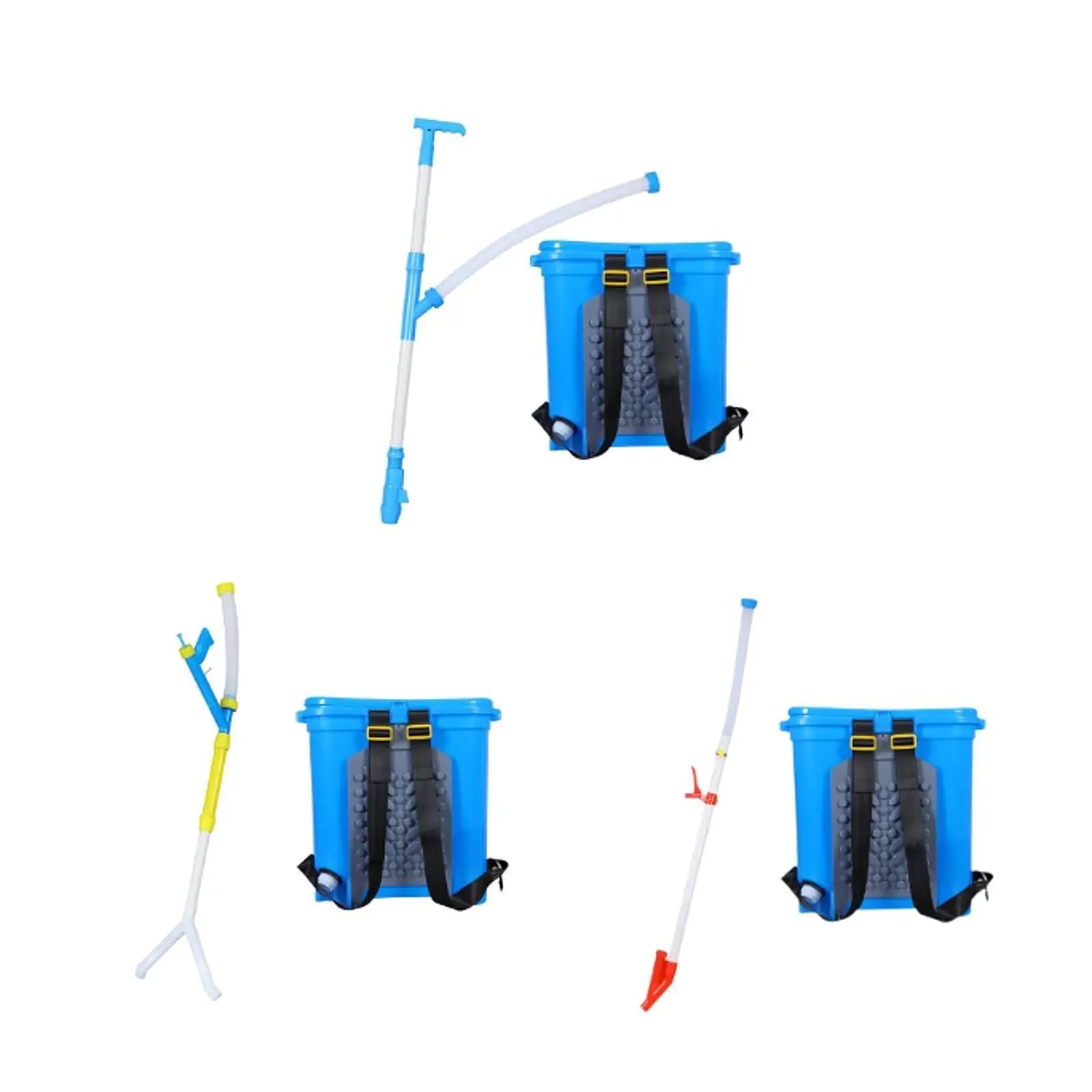 Strumenti Agricoli Spandiconcime manuale da 25 litri, strumento per la semina del giardino, spruzzatore di fertilizzanti, spandiconcime multifunzione per prato Strumenti per Semina(Double Port)
