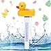 TOPJOWGA Schwimmende Wasserthermometer, Schwimmbadthermometer, Pool Thermometer, Floating Schwimmbad Wasser Thermometer Bruchsicheres mit Schnur, Wasser Temperatur Thermometer für Spas Aquarien