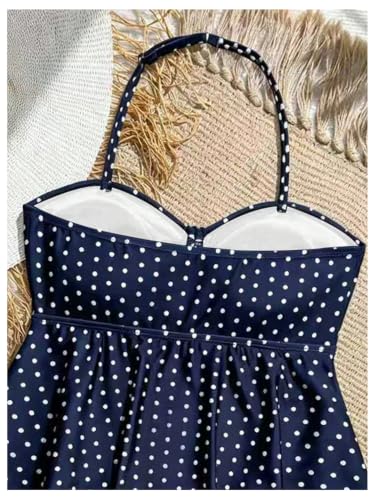 Image of SHENHE Girl's 2 Piece Halter High Waisted Tankini Ruffle Swimsuit Bathing Suit Bikini Sets