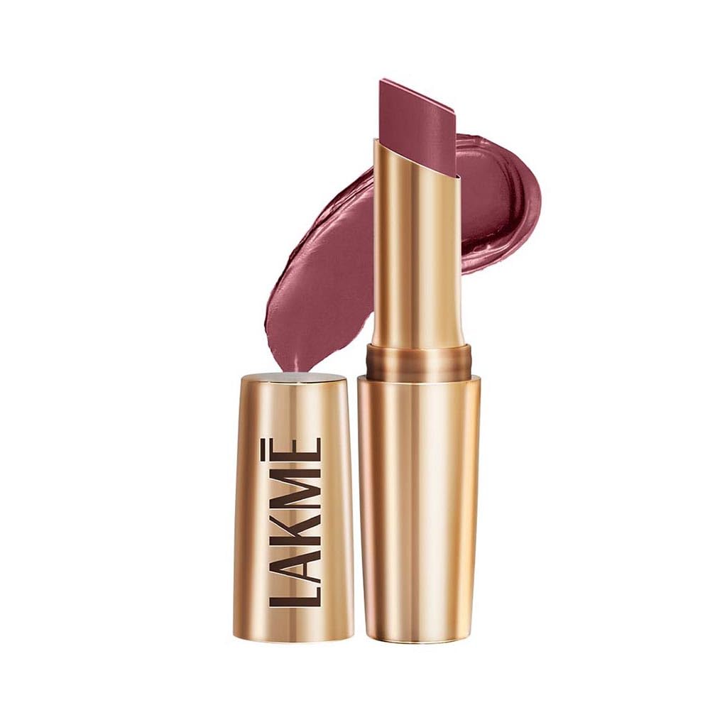 Sponsored Ad - Lakme Powerplay Priming Matte Lipstick, Smooth Matte Finish, Lightweight Lipstick, Smudgeproof, Lasts 16hrs, Hydrates Lips, Pink Party, 3.6g