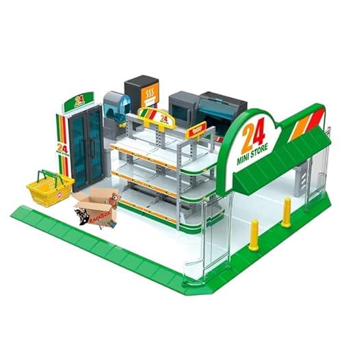 Brinquedo Pedagógico 5 Surprise Mini Brands Loja de Conveniência Mini Mercado Colecionável (Loja de