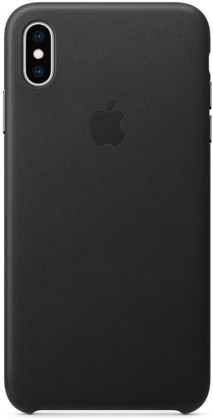 Apple iPhone Xs Max Leather Case - Black