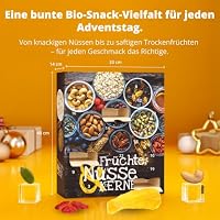 BOXILAND® Früchte Nüsse & Kerne Adventskalender 2026 Bio 24 Snacks Nussmix – Ansicht 4