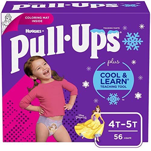 Pull-Ups Cool & Learn Girls' Training Pants, 4T-5T, 56 Ct