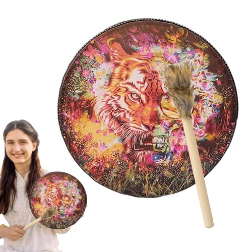 ��l�p�n���h�h���� - Shamanic Hand Drum�APU Leather Drum | �V���[�}�j�b�N�n���h�h�����傫�ȉ��̊ۂ��V���[�}���c�[���A�X�s���`���A���ȉ��y�p�i�A���B���e�[�W�ؐ��n���}�[�t���A�Z�����j�[�ɍœK