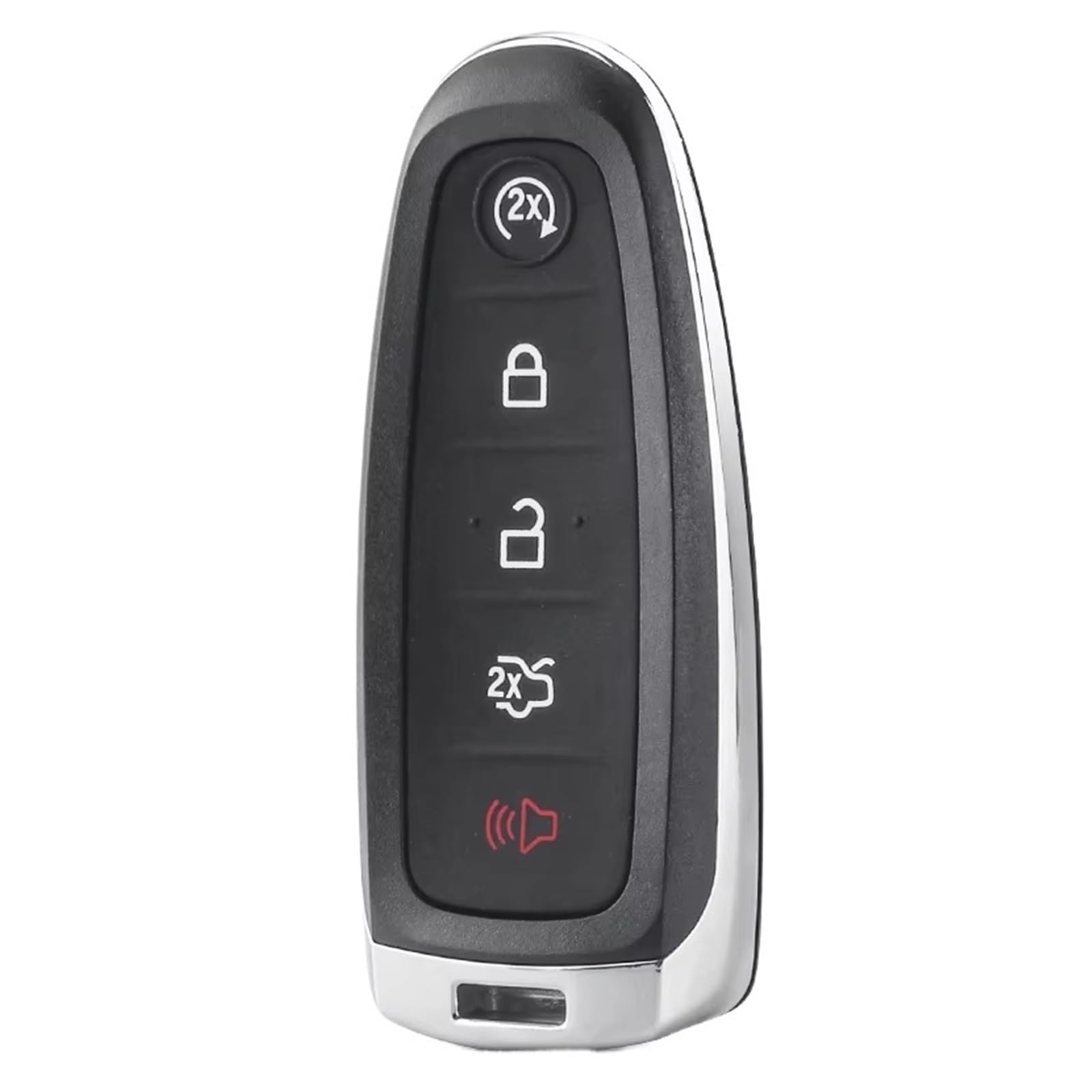 Kompatibel Mit Ford Für Flex 2013 2014 2015 2016 Für Focus 2012 5 Tasten Für Smart-Remote-Autoschlüsseletui Zubehör(FO38)