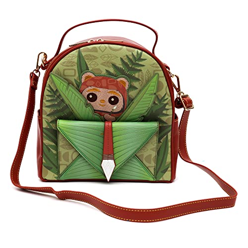 Danielle Nicole X Star Wars Ewok Endor Mini Backpack - Fashion Cosplay Disneybound Cute Bags, Multicolor3