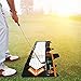 Fancyes Golf Practice Swing Mat, Golf Station Board Swing Trainer for Men Women Golf Training Aids Pad, Golf Swing Stand Mats for Indoors Outdoors